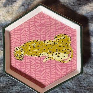 Leopard jewelry tray